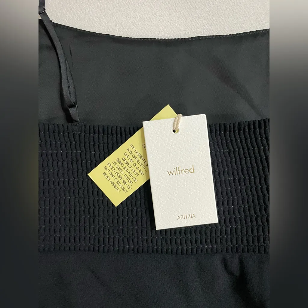 Aritzia NWT Wilfred Foxley Dress Black Size 8 - Image 9