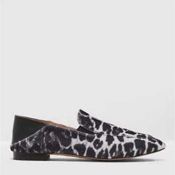 J CREW Velvet Leopard Convertible Smoking Slippers Loafers J7650 8 - Image 2