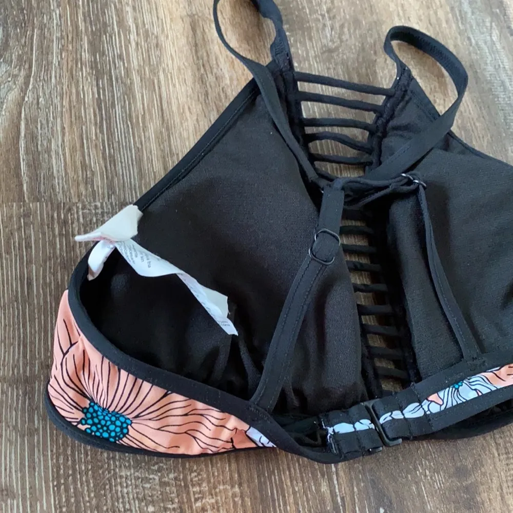 The Bikini Lab Flower Week High Neck Bikini Top Size Medium - Image 6