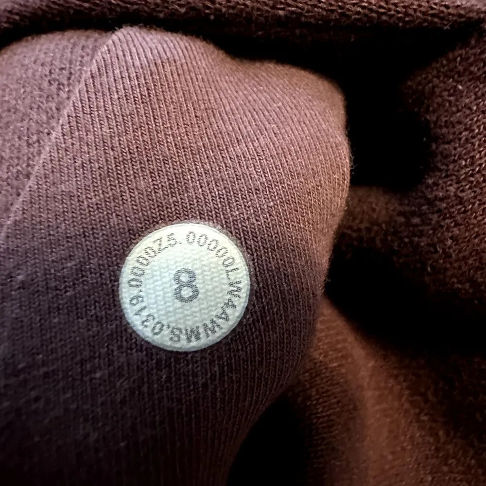 Lululemon Scuba Hoodie Light Cotton Fleece Pockets Dark Adobe Limited Edition 8 - Image 4