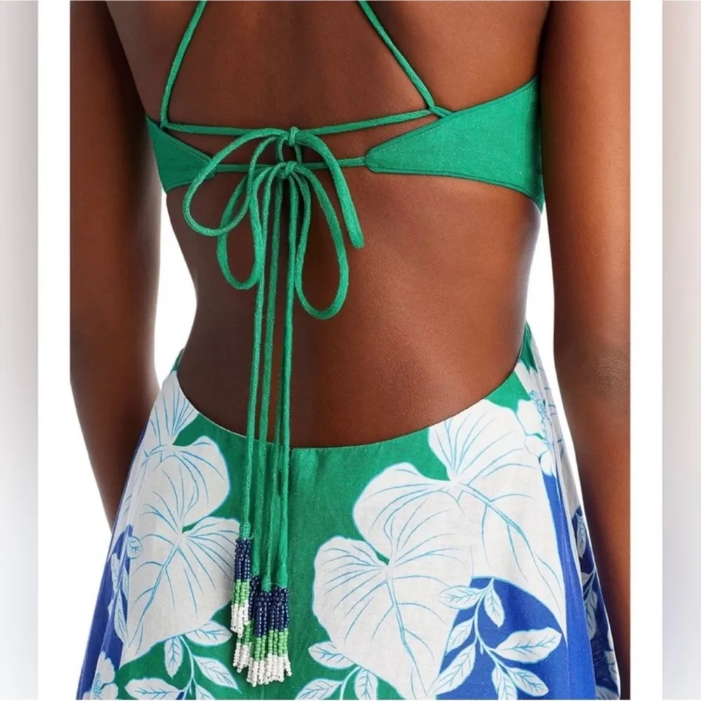 FARM Rio Soft Garden Flower Maxi Dress Size XL - Image 6