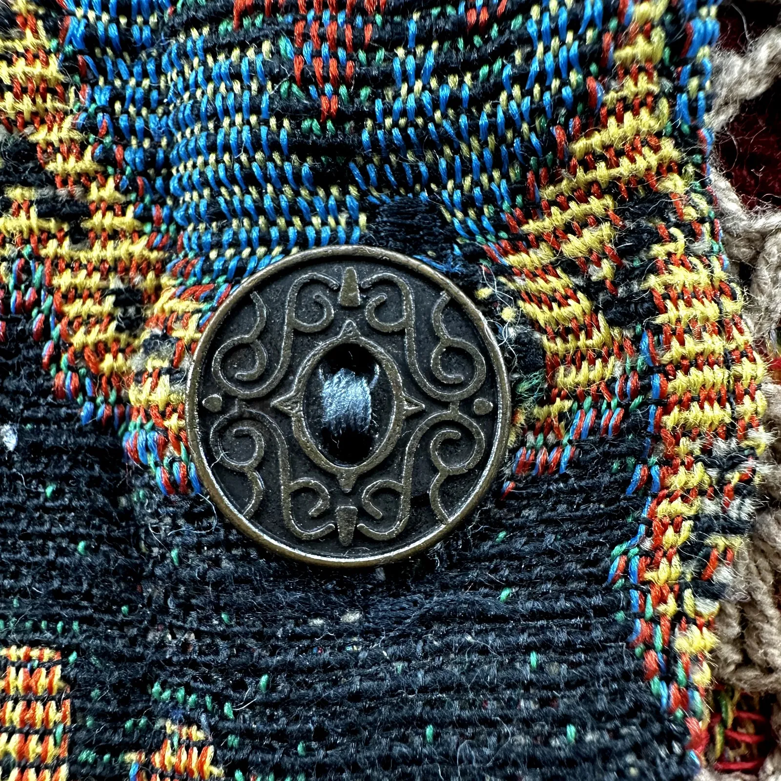 Chico's Shacket Jacket Patchwork Tapestry Paisley Art to Wear Crochet 3 XLarge - Image 4