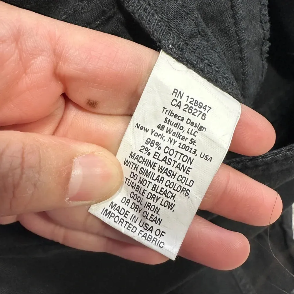 Nili Lotan Cropped French Military Pants in Carbon Black Size 2 - Image 12