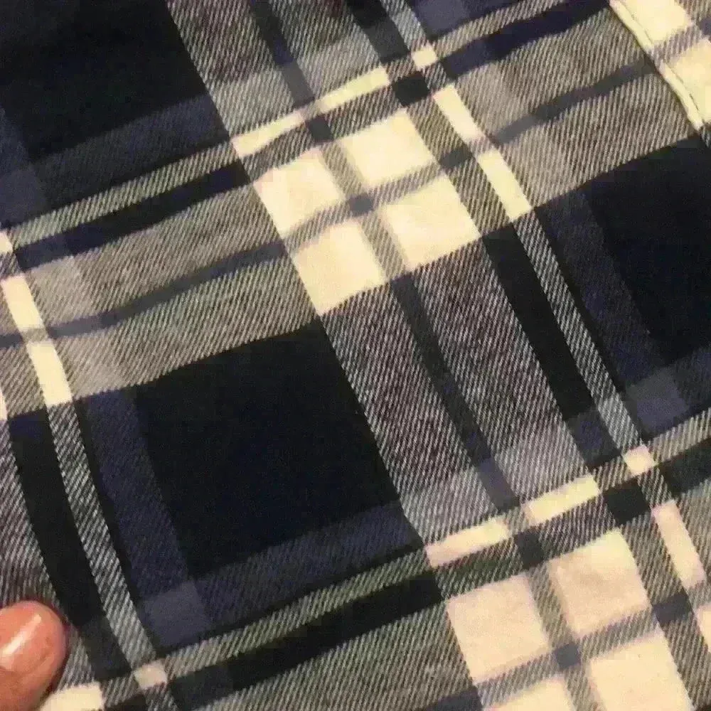 Old Navy Oversized Plaid Flannel Boyfriend Tunic - Image 4