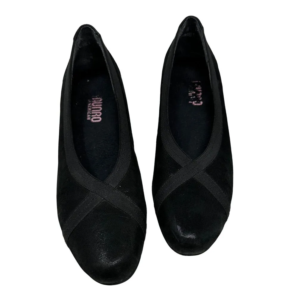 Munro Hanna Office Pump Size 7.5 Narrow Metallic Black Heels 7.5N - Image 2