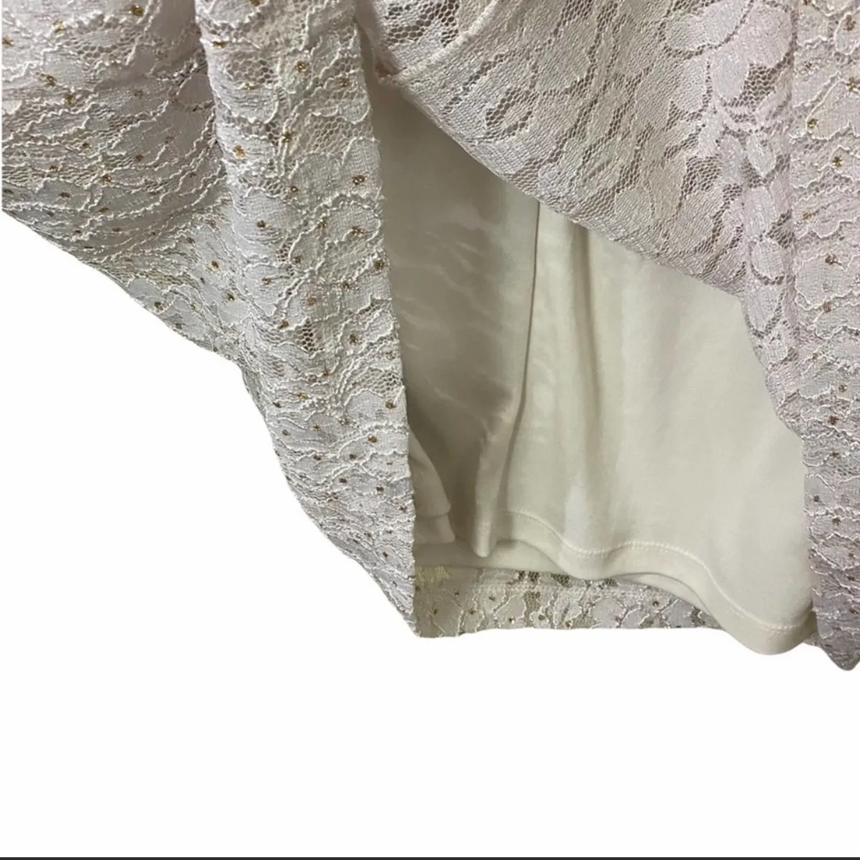 Scarlett Lace Chiffon Drape Dress with Sparkle 16W - Image 7