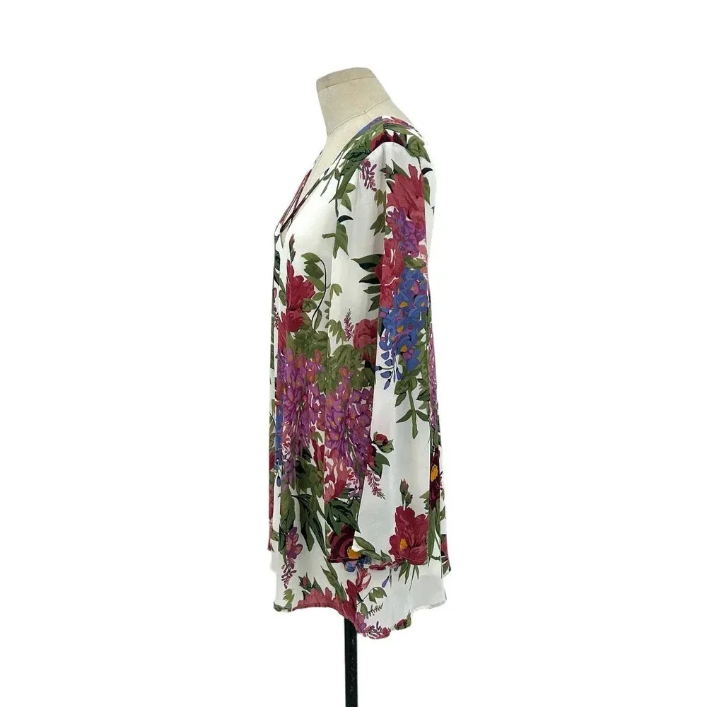 Show Me Your Mumu Joni Flow Dress Duchess Darling White Floral Size‎ Medium - Image 4