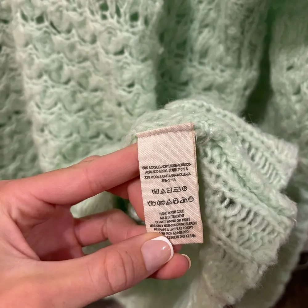 Free People Crashing Waves Pullover in Mint - Image 10