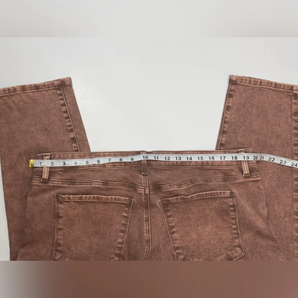 Kut from the Kloth Women's Brown Straight Leg Jeans 💞 - Image 5