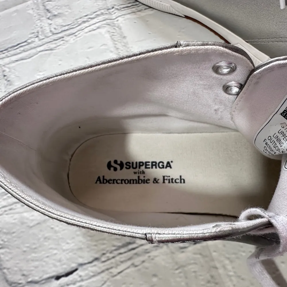 Superga 2095 w/ Abercrombie & Fitch Metallic High Top Sneakers - Image 8