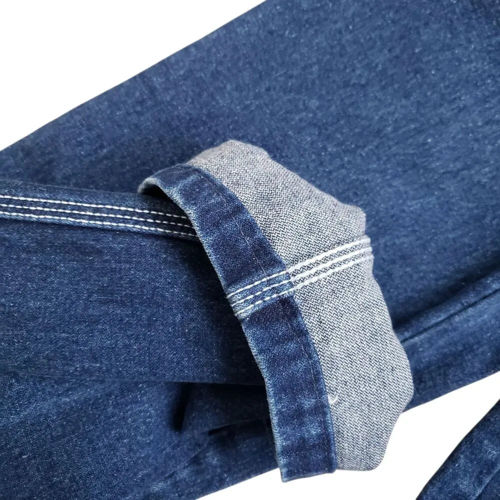 Jordache Horsehead Jeans Womens Blue 30/L Wash High Waist Straight Leg VTG 80s - Image 7