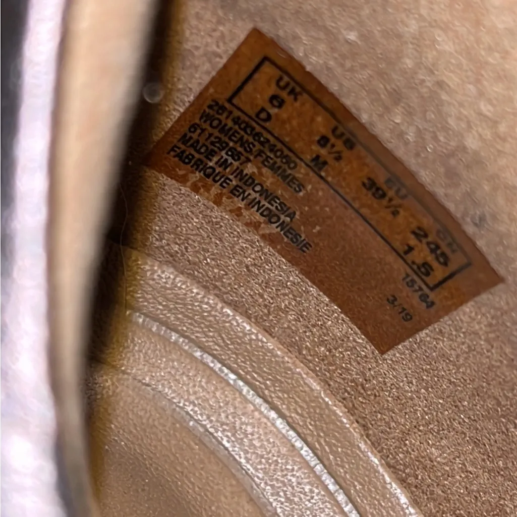 Clarks Women’s Unstructured 'Un Maui Lace' Leather Lace Up Shoes Bronze Sz 8.5 - Image 10