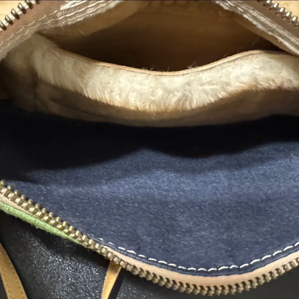 Totem Multicolor Striped Clutch Green - Image 4