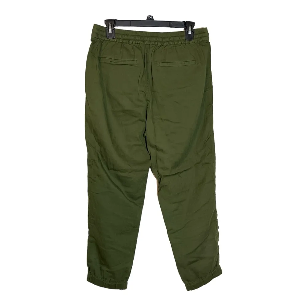J. Crew Dark Army Green Drawstring Chino Pants 6 - Image 3
