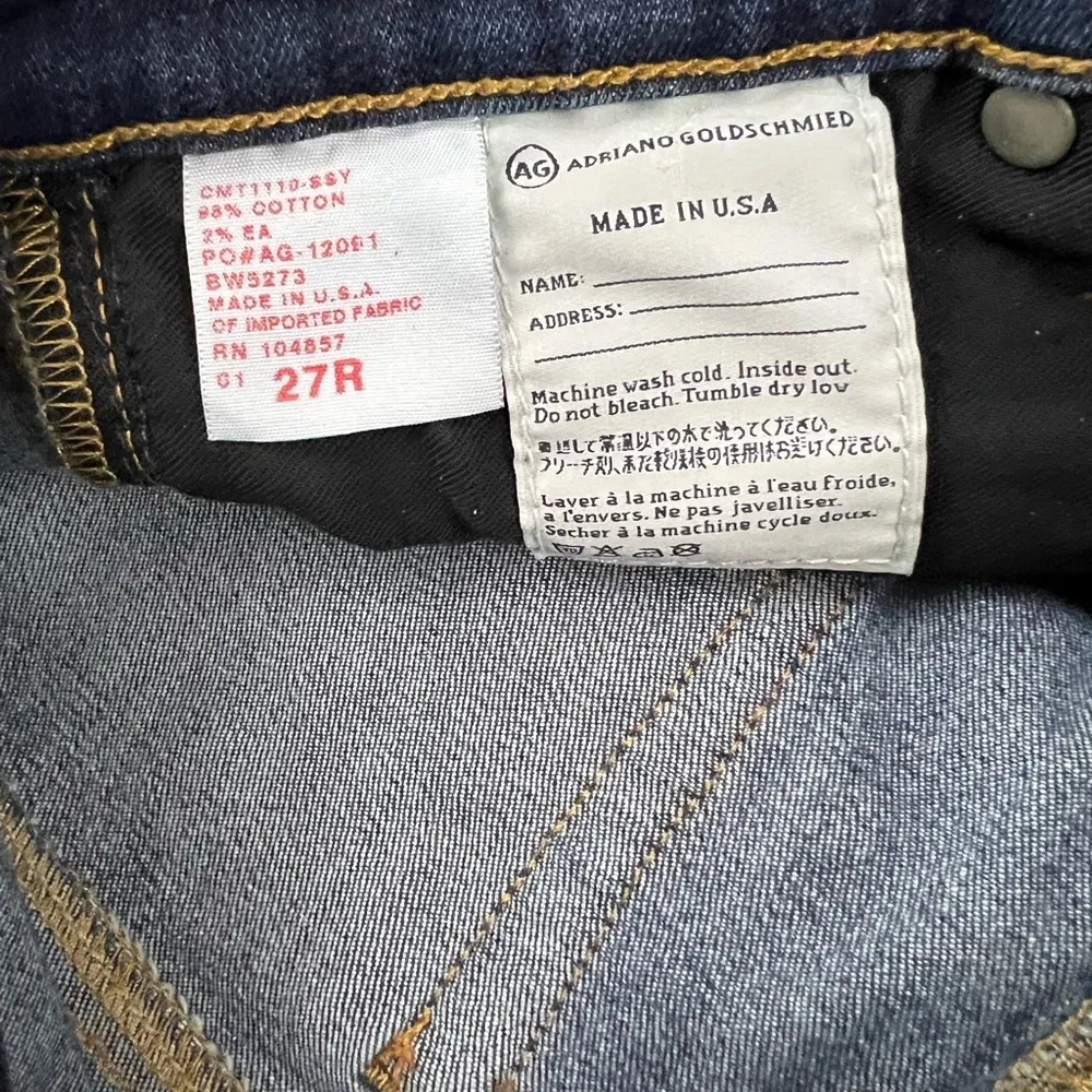 Adriano Goldschmied The Stilt Cigarette Jeans - Size 27R - Image 8