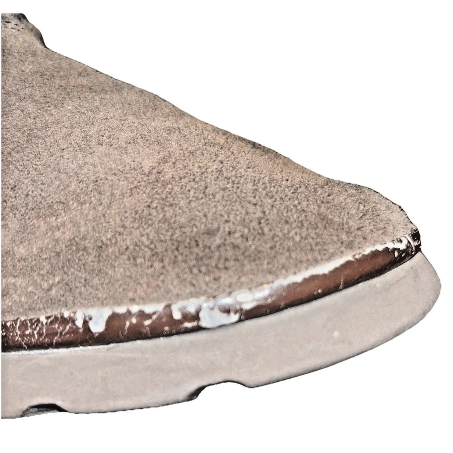 Gypsy Soule Brown Suede Boots Western Tooled Leather Swarovski Crystal Cross 10 - Image 16