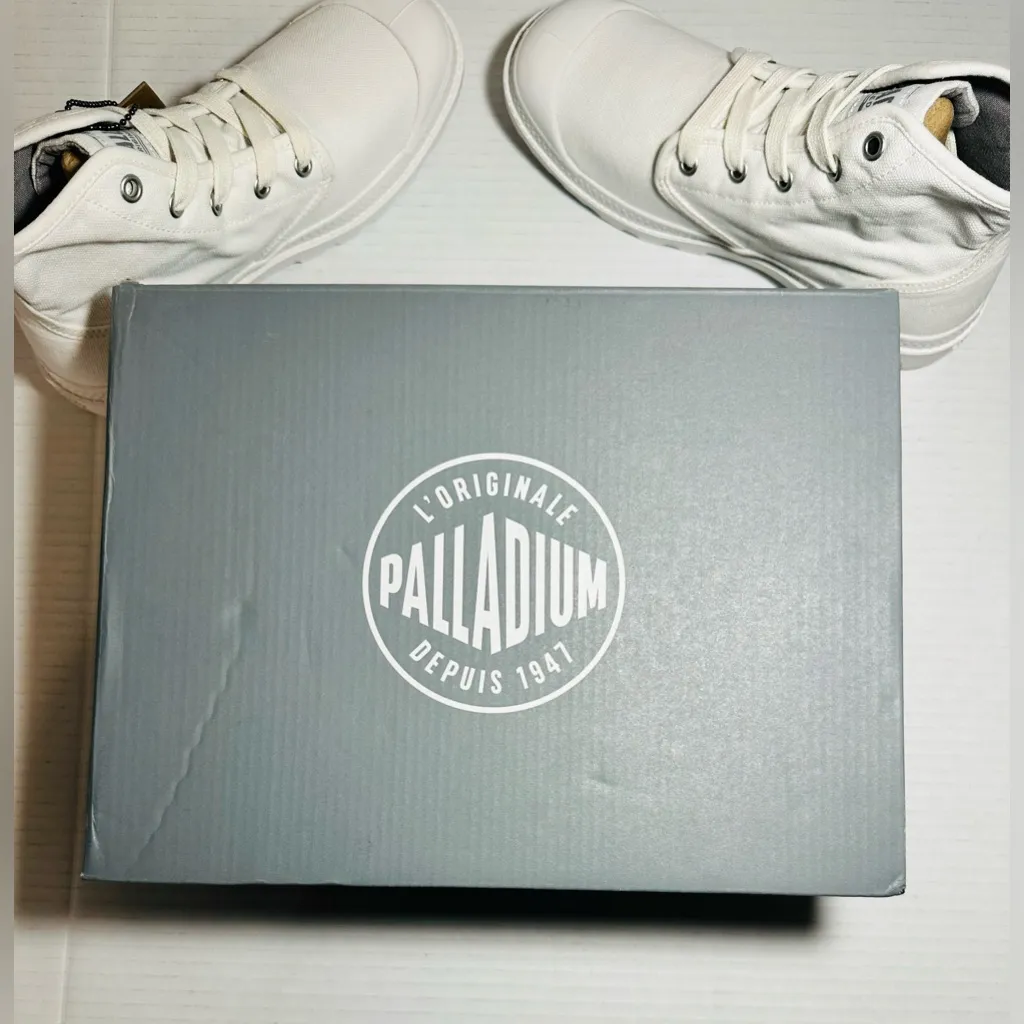Palladium Boot Pampa Hi Women’s Size 6 Original Urban White Indie Medium New - Image 11