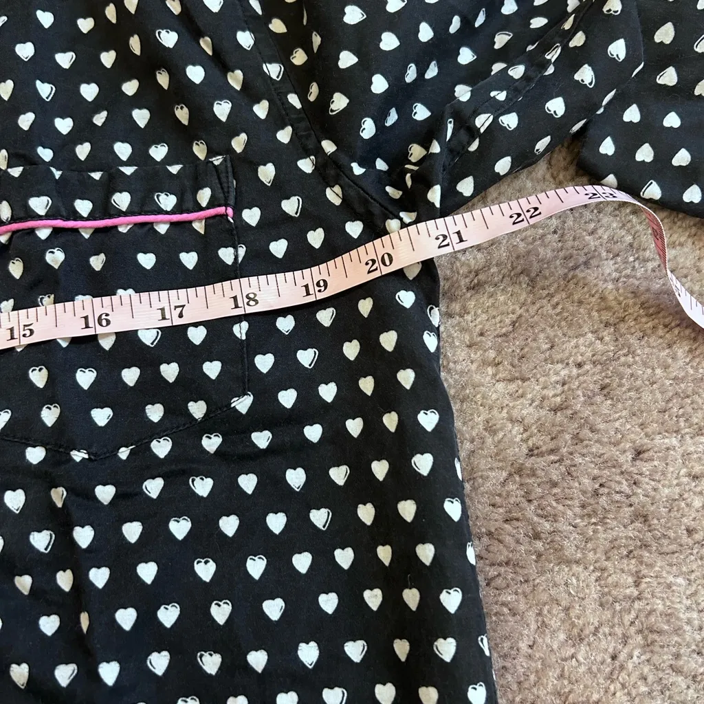 Rare Roller Rabbit x Lele sadoughi Black Hearth Polo Pajama Set Size Small - Image 10