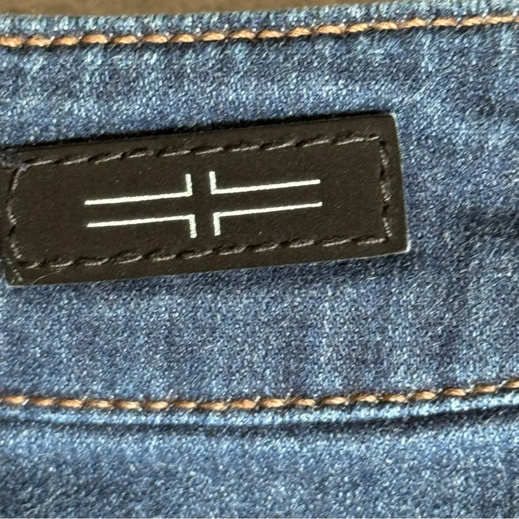 Liverpool Dark Blue Capri Skinny Cuffed stretchy‎ Jeans size 10 - Image 9