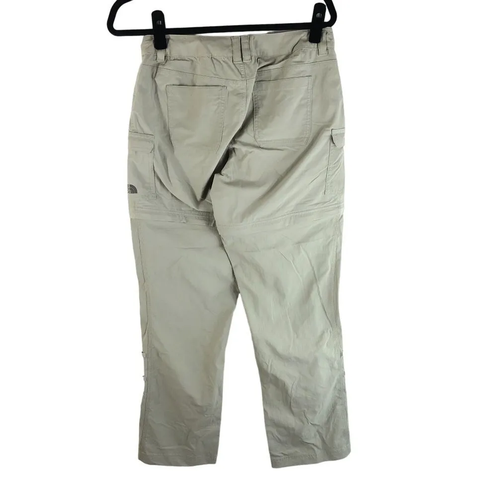 The North Face Womens Paramount 2.0 Convertible Hiking Pants Nylon Blend Beige 2 - Image 2