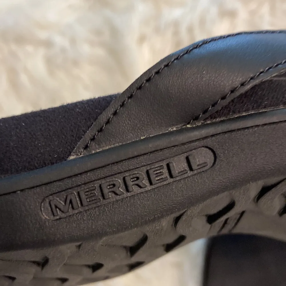 Merrell AirCushion Memory Foam sandals size 11 BNWOT black and gray color - Image 6