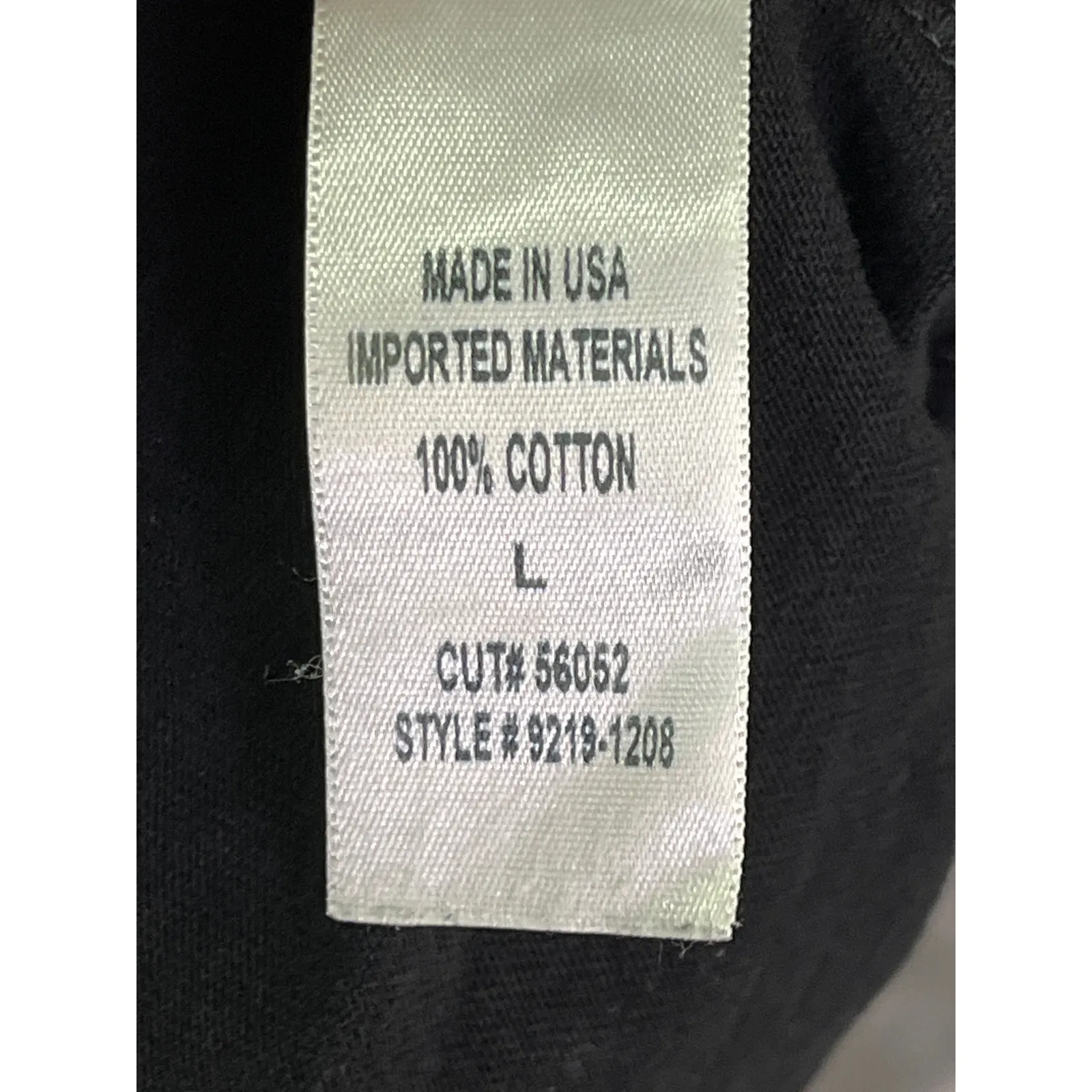 Citizens of Humanity Black Sleeveless V-Neck Muscle Tee Top Cotton Size L USA - Image 7