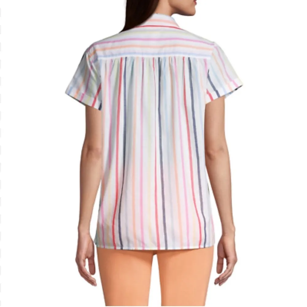 St.John’s bay button down shirt SZ LP - Image 2