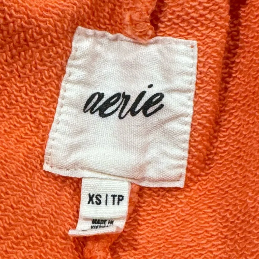 Aerie Orange Sweat Shorts Women’s XS - Image 2