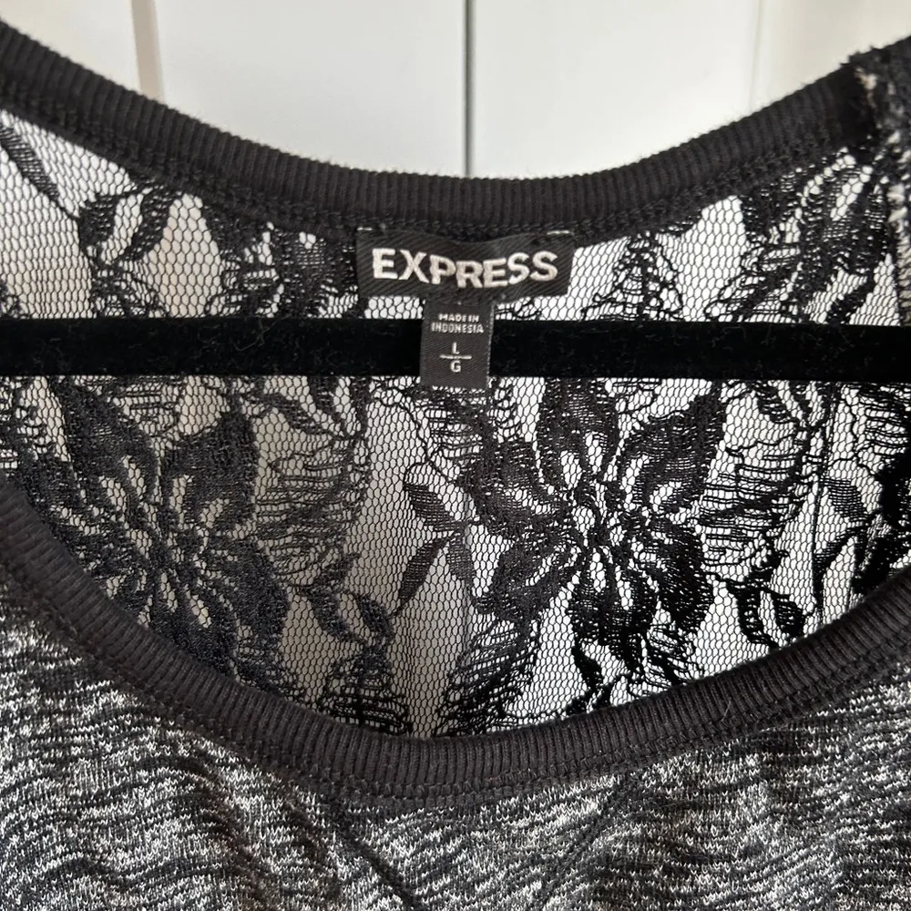 Express Lace Back Sweatshirt - Image 2