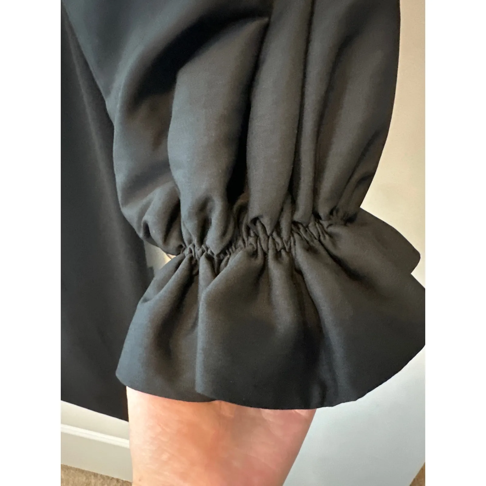 Solace London Darcy Black Cutout Long Sleeve Midi Dress NWT US 6 - Image 8