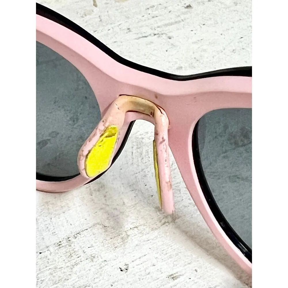 Dior Decale1 BR0 (HD) Navy Blue/Pink Frame Shaded Gray Lens Cat-Eye Sunglasses - Image 12