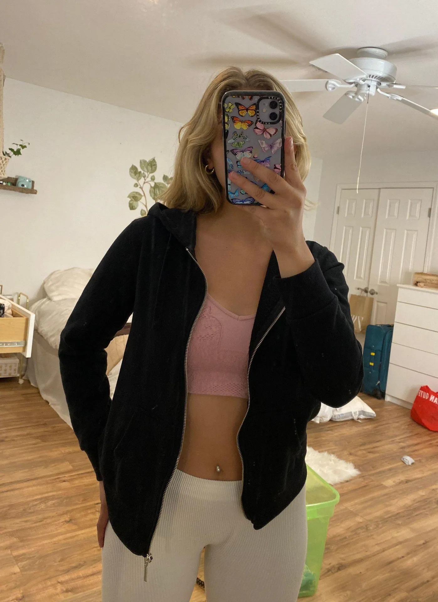 Primark Black Zip Up - Image 2