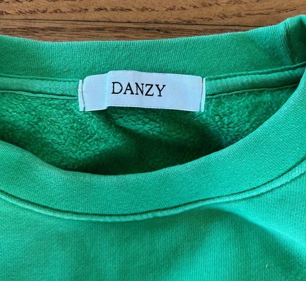 Danzy Green Crewneck Size XS - Image 2