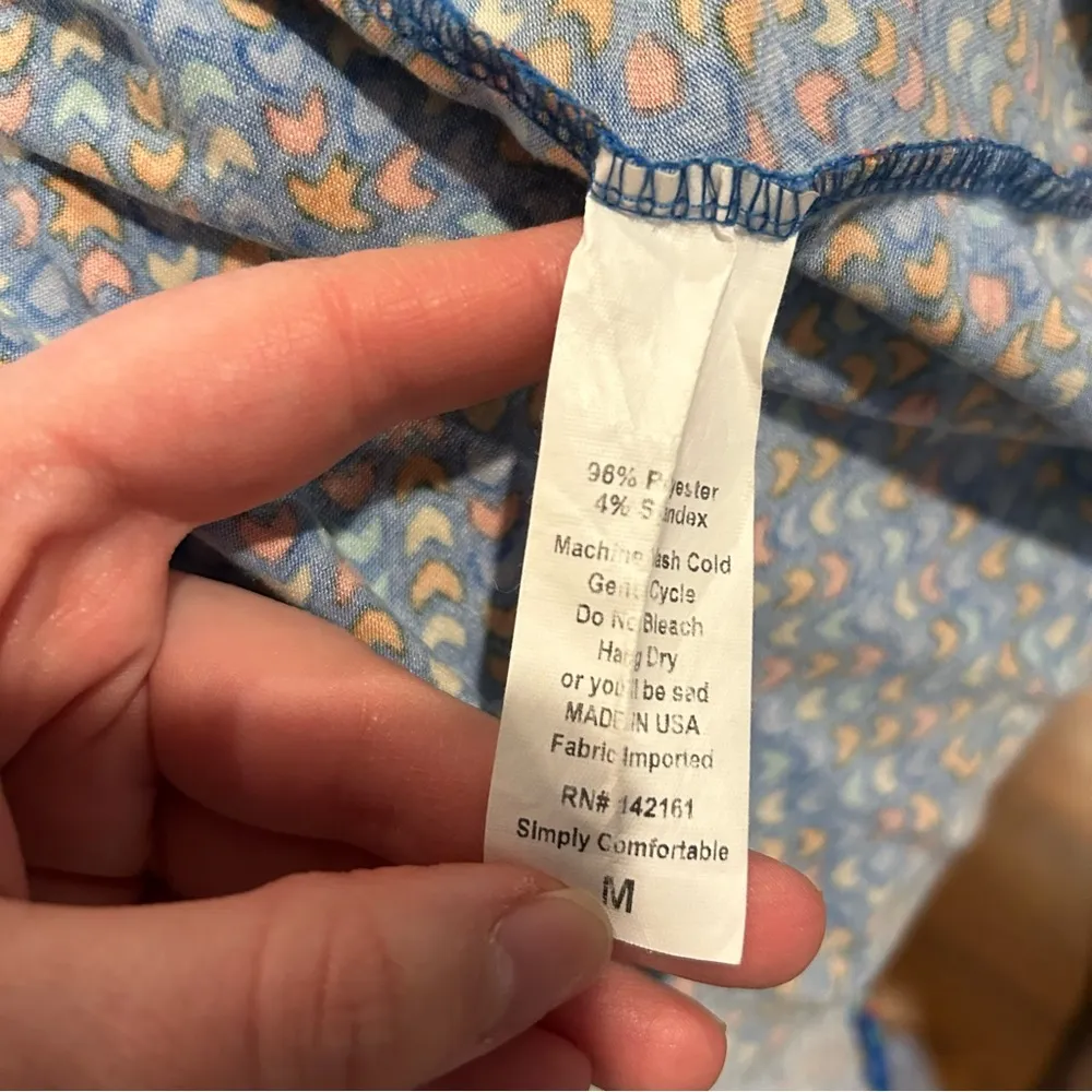 LLR Madison Skirt LuLaRoe Circle Skirt Elastic Waist Pockets Knee Length Summer - Image 5