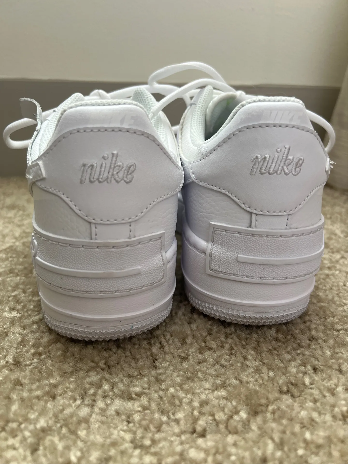 Nike Triple White Air Force 1 Shadow - Image 4