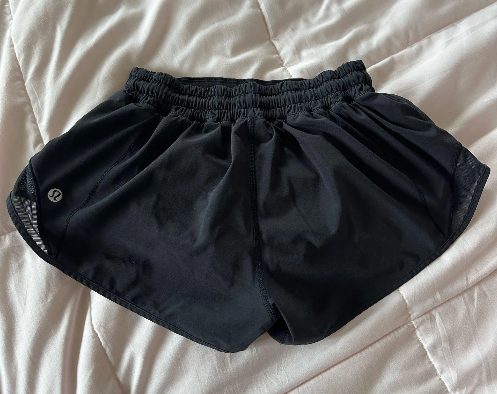 Black Hotty Hot Lululemon Shorts 2.5" - Image 2
