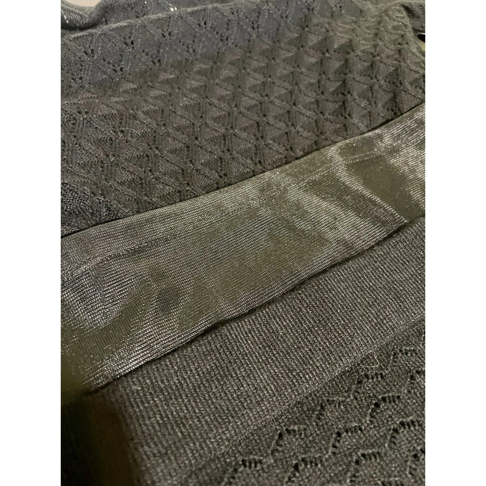 London Times Knit Sweater Dress Long Sleeve Scoop Neck Black NWT Medium - Image 10