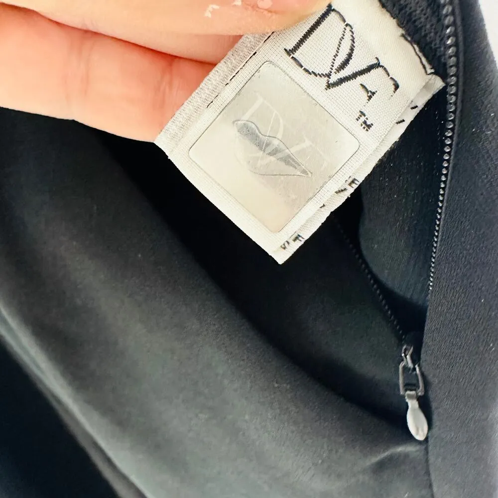 Diane von Furstenberg Caroline Embellished Surplice-Top Jumpsuit in Black - Image 4