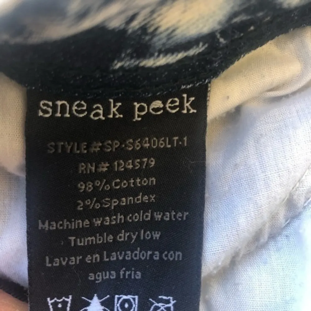 Sneak Peek Acid Wash Shorts Size S - Image 3