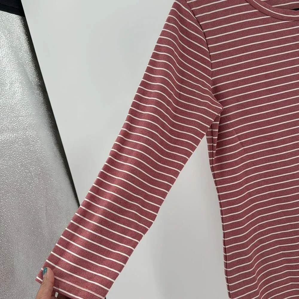 Sonnet James Reese Red White Stripe Knit Play Dress preppy minimalist size M Size M - Image 4