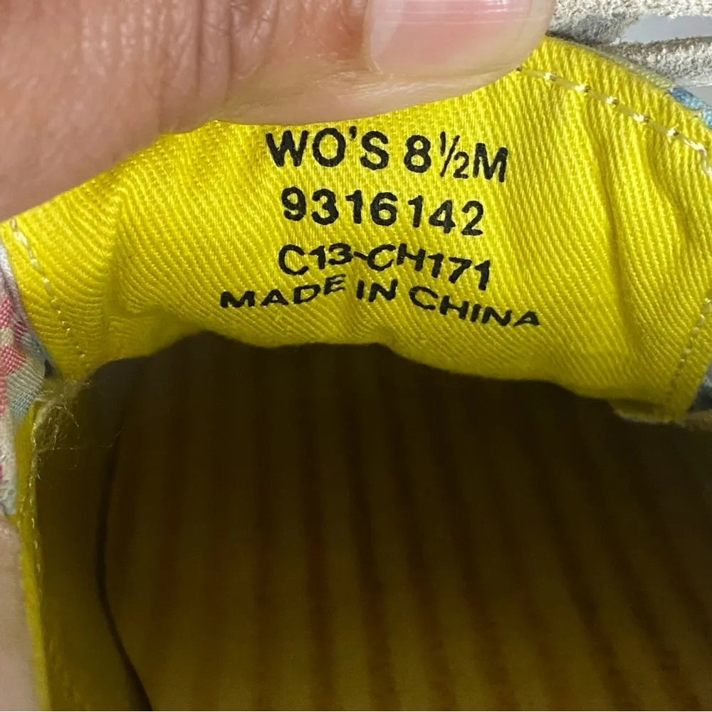 Sperry Top-Sider Women Size 8.5M Bahama Pink/Lime Stripe Canvas Boat Shoes - Image 12