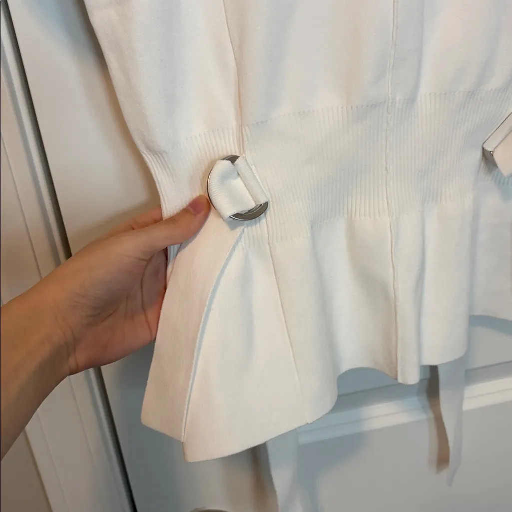 3.1 Phillip Lim  Compact Rib-Knit Tulip Top - Image 8