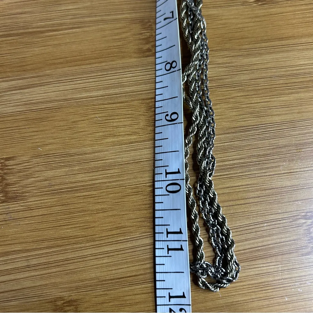 Elegant Silver and gold Chain Necklace - Image 6