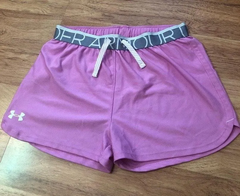 Under Armor Play Up Pink Shorts - Image 3