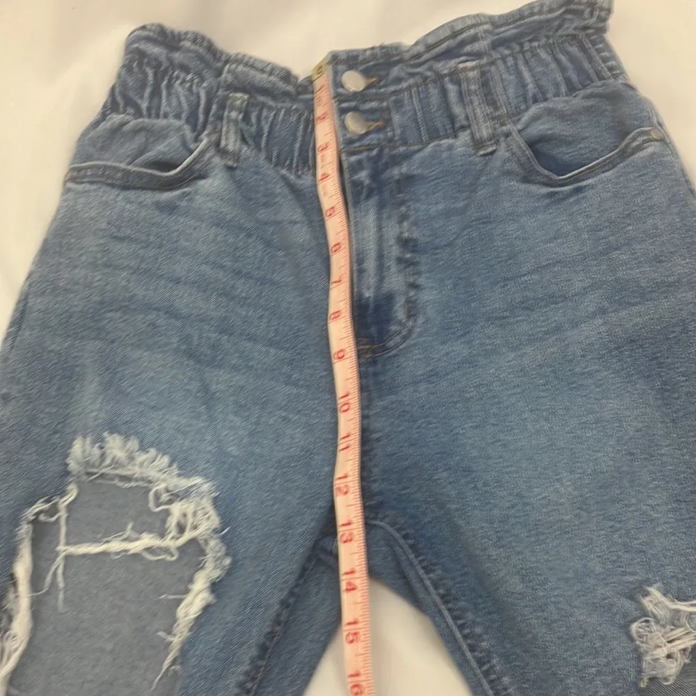 Tinseltown Stylish Blue Distressed Women's Jeans size 7 - Image 6