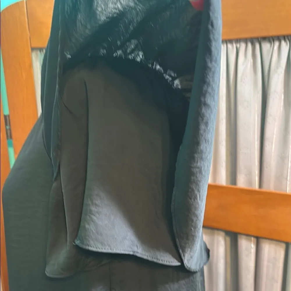 Kelly Renee Elegant Black Dress with Ruffle Sleeves Size M - Image 10