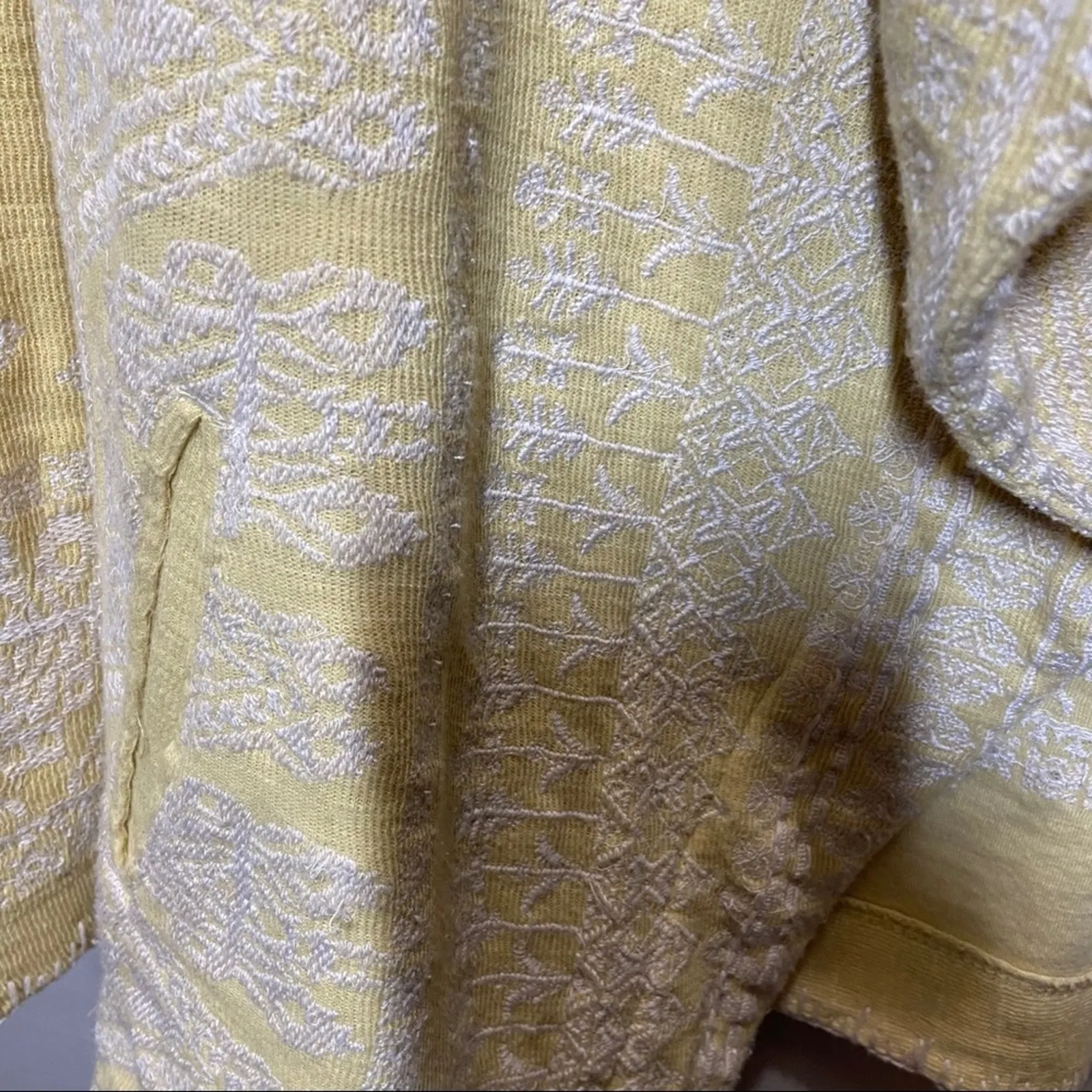 Sundance Embroidered Waterfall Cardigan Easter XS - Image 3