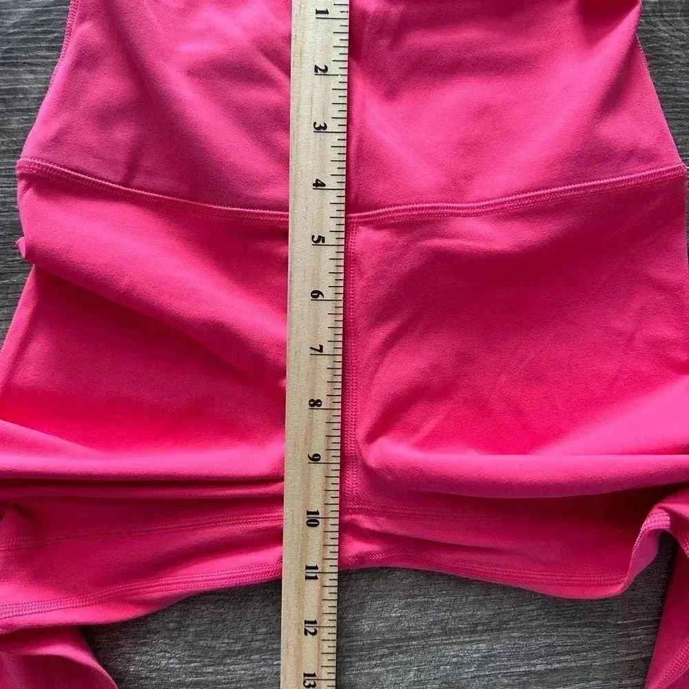 HeyNuts Women’s Essential 7/8 Yoga 25" High Rise Size XS Hot pink NWT - Image 6