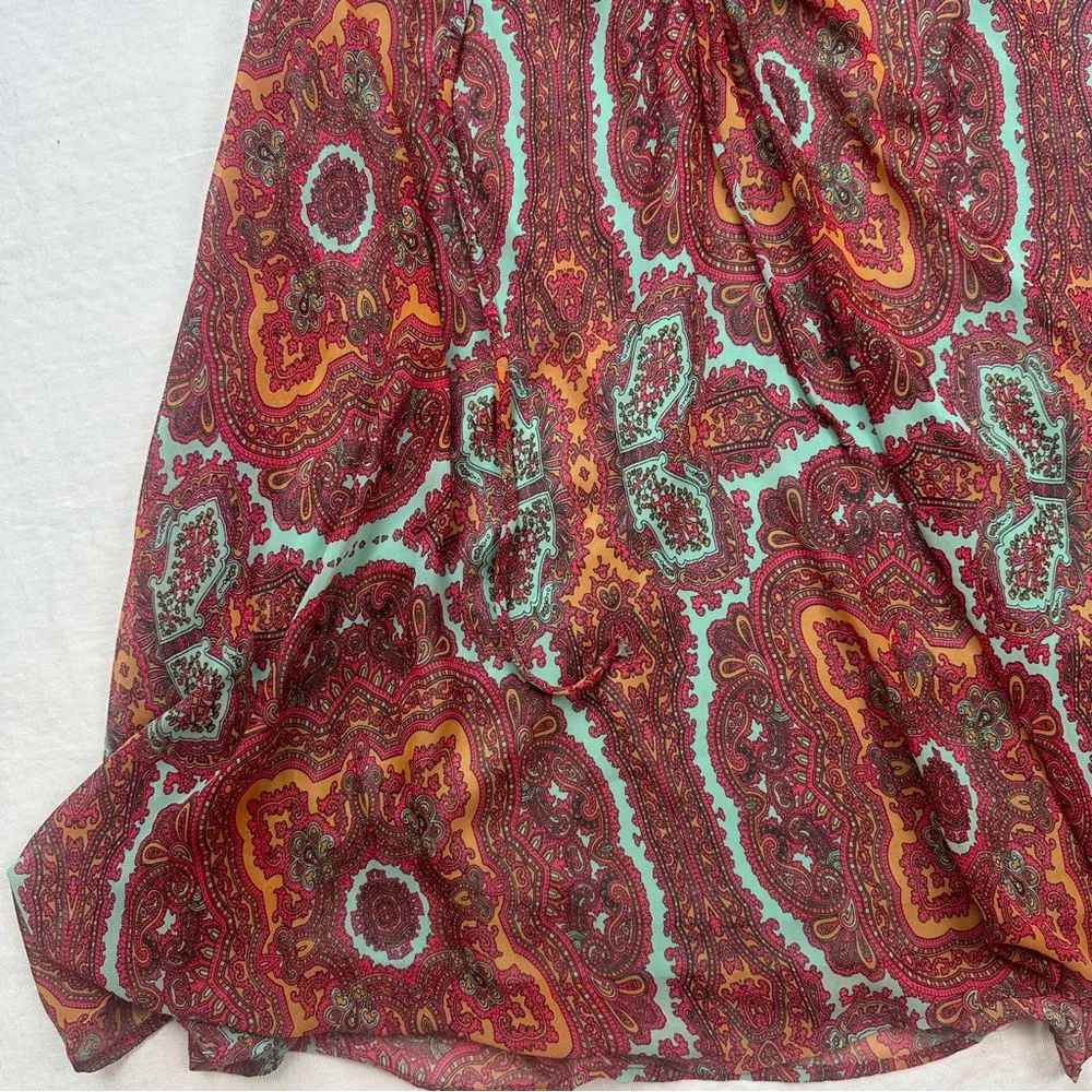 Show Me Your Mumu Rancho Mirage Lace Up Tunic Dress Bell of the Bali Size Large - Image 5