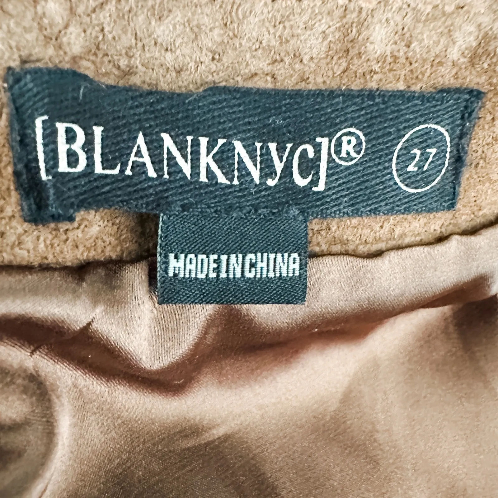 BLANKNYC Womens Suede Skirt Size 27 Brown‎ Mini Boho 70s Western Capsule Fall Brown - Image 5